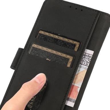 SKALO Xiaomi 13 Lite KHAZNEH Plånboksfodral i PU-Läder - Svart