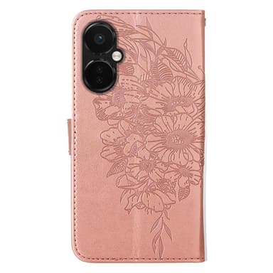 SKALO OnePlus Nord CE 3 Lite 5G Mandala Butterfly Plånboksfodral - Roséguld