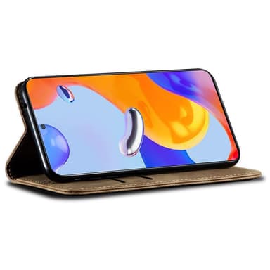 SKALO Xiaomi 13 Pro 5G Jeans Plånboksfodral - Khaki