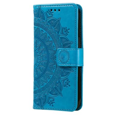 SKALO Google Pixel 7a Mandala Plånboksfodral - Blå