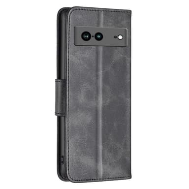 SKALO Google Pixel 7a Plånboksfodral i PU-Läder - Svart