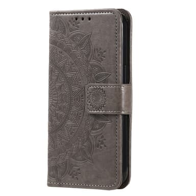 SKALO Xiaomi Redmi 12C 4G Mandala Plånboksfodral - Grå