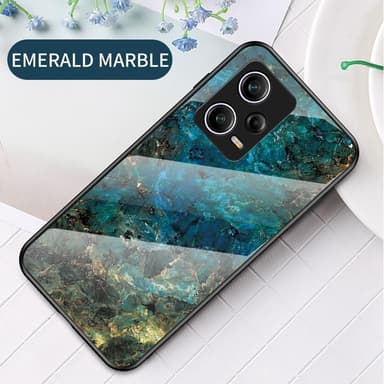 SKALO Xiaomi Redmi Note 12 Pro 5G Marmor Härdat Glas TPU-skal - Motiv 4
