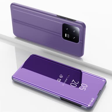 SKALO Xiaomi 13 5G Clear View Spegel fodral - Lila