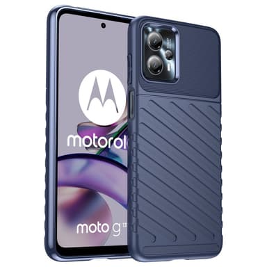 SKALO Motorola Moto G23 4G Twill TPU skal - Blå