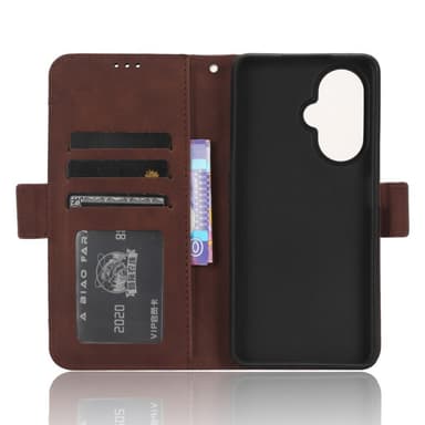 SKALO OnePlus Nord CE 3 Lite 5G 6-FACK Plånboksfodral - Brun