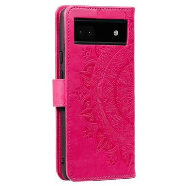 SKALO Google Pixel 7a Mandala Plånboksfodral - Cerise