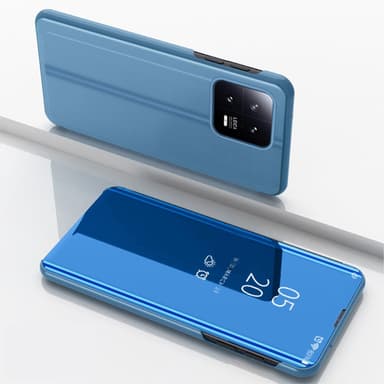 SKALO Xiaomi 13 Pro 5G Clear View Spegel fodral - Blå