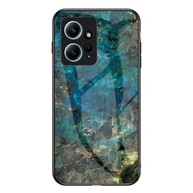 SKALO Xiaomi Redmi Note 12 4G Marmor Härdat Glas TPU-skal - Motiv 1