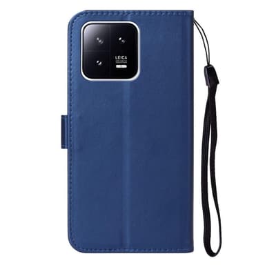 SKALO Xiaomi 13 5G Plånboksfodral i PU-Läder - Blå