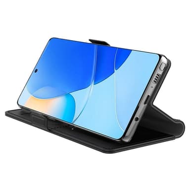 SKALO Motorola Edge 40 5G Korthållare Spegel Plånbok - Svart