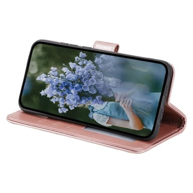 SKALO Google Pixel 7a Mandala Plånboksfodral - Roséguld