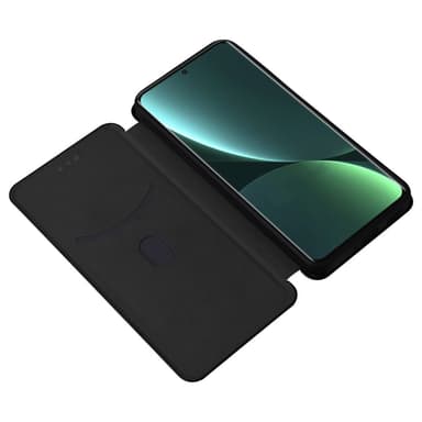 SKALO Xiaomi 13 5G Carbon Fiber Plånboksfodral - Svart