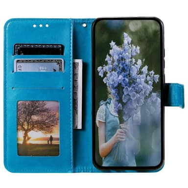 SKALO Xiaomi Redmi Note 12 Pro 5G Mandala Plånboksfodral - Blå