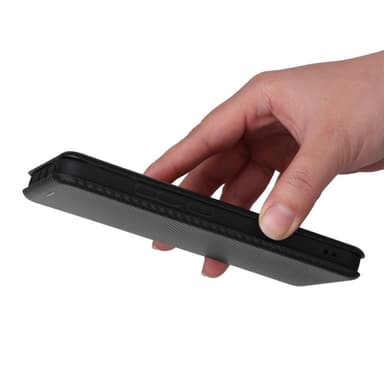 SKALO Xiaomi 13 5G Carbon Fiber Plånboksfodral - Svart