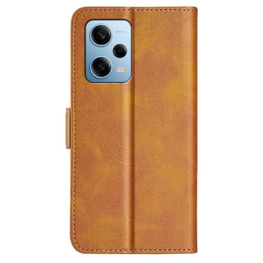 SKALO Xiaomi Redmi Note 12 Pro 5G Premium Plånboksfodral - Ljusbrun
