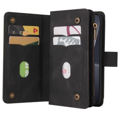 SKALO Xiaomi 13 Pro 5G Big Wallet 17-FACK Plånboksfodral - Svart