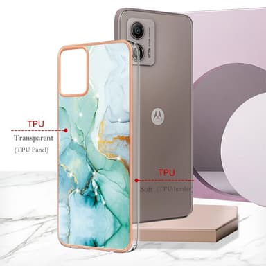 SKALO Motorola Moto G23 4G Marmor TPU-skal - Motiv 4
