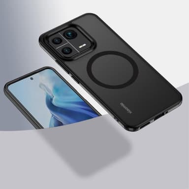 SKALO Xiaomi 13 5G TPU Hybrid Magnetring Skal - Svart