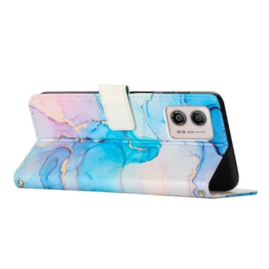 SKALO Motorola Moto G53 5G Marmor 3D Plånboksfodral