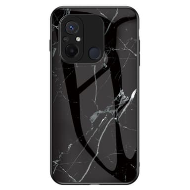 SKALO Xiaomi Redmi 12C 4G Marmor Härdat Glas TPU-skal - Motiv 4