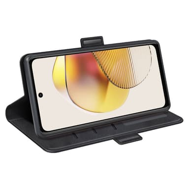 SKALO Motorola Moto G73 5G Premium Plånboksfodral - Svart