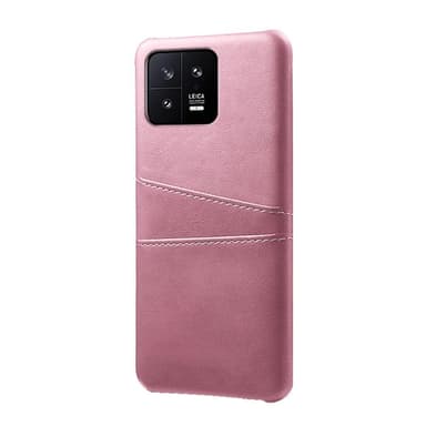 SKALO Xiaomi 13 5G PU-Läder Korthållare Skal - Roséguld