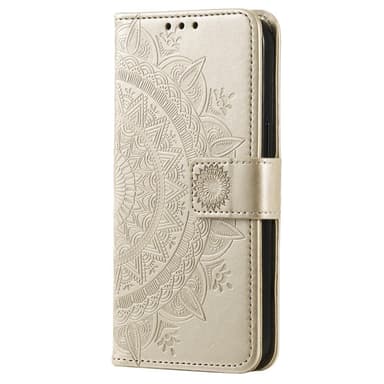 SKALO Xiaomi 13 5G Mandala Plånboksfodral - Guld