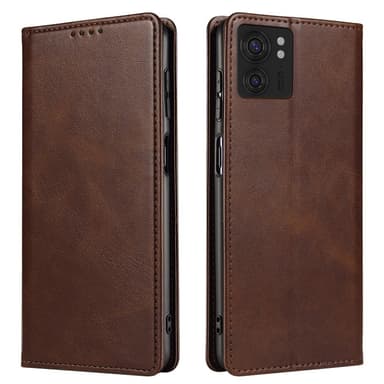 SKALO Motorola Edge 40 5G Premium Plånboksfodral - Brun