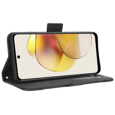 SKALO Motorola Moto G73 5G 6-FACK Plånboksfodral - Svart