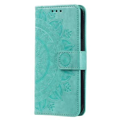 SKALO Xiaomi Redmi 12C 4G Mandala Plånboksfodral - Turkos