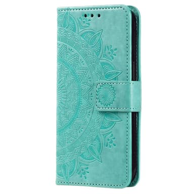 SKALO Xiaomi 13 5G Mandala Plånboksfodral - Turkos