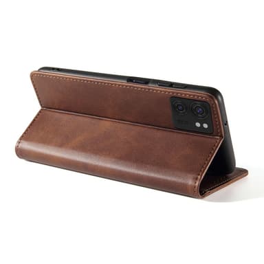 SKALO Motorola Edge 40 5G Premium Plånboksfodral - Brun