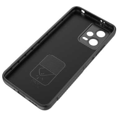 SKALO Xiaomi Redmi Note 12 5G Twill 2.0 TPU skal med ställ - Svart