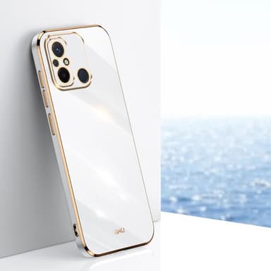 SKALO Xiaomi Redmi 12C 4G XINLI TPU Skal - Vit