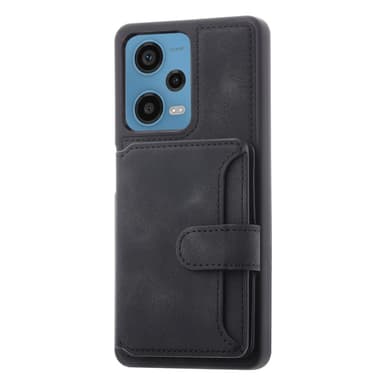 SKALO Xiaomi Redmi Note 12 Pro 5G PU Läder Skal med Plånbok - Svart