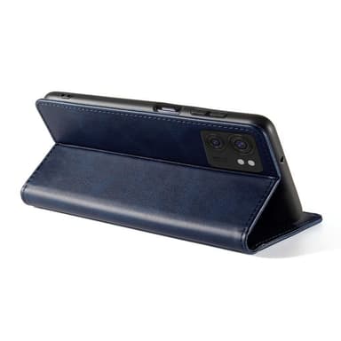 SKALO Motorola Edge 40 5G Premium Plånboksfodral - Blå