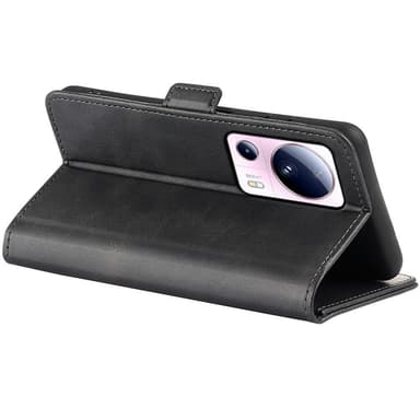 SKALO Xiaomi 13 Lite Premium Plånboksfodral - Svart