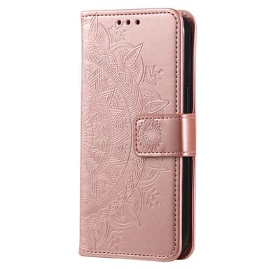 SKALO Google Pixel 7a Mandala Plånboksfodral - Roséguld
