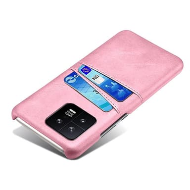 SKALO Xiaomi 13 5G PU-Läder Korthållare Skal - Roséguld