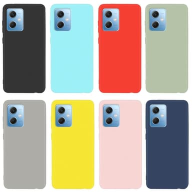 SKALO Xiaomi Redmi Note 12 5G Ultratunn TPU-Skal - Röd