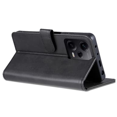 SKALO Xiaomi Redmi Note 12 Pro 5G AZNS Plånboksfodral - Svart