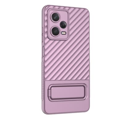 SKALO Xiaomi Redmi Note 12 Pro 5G Twill 2.0 TPU skal med ställ - Lila