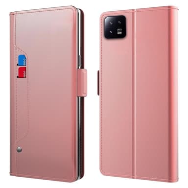 SKALO Xiaomi 13 5G Korthållare Spegel Plånbok - Roséguld