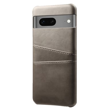 SKALO Google Pixel 7a PU-Läder Korthållare Skal - Grå