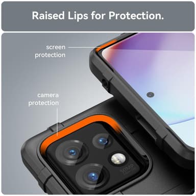 SKALO Motorola Edge 40 Pro 5G Rugged Shield Stöttåligt TPU-skal