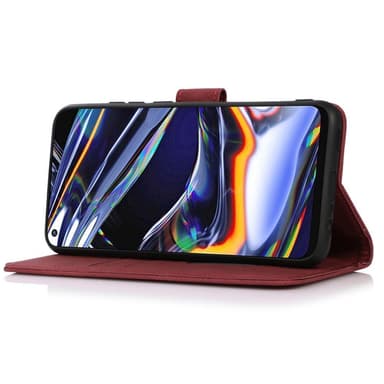 SKALO Motorola Moto G73 5G KHAZNEH Plånboksfodral i PU-Läder - Röd