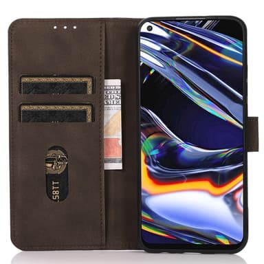 SKALO Xiaomi 13 Lite KHAZNEH Plånboksfodral i PU-Läder - Brun
