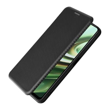 SKALO OnePlus Nord CE 3 Lite 5G Carbon Fiber Plånboksfodral - Svart
