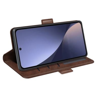 SKALO Xiaomi 13 5G Premium Plånboksfodral - Brun